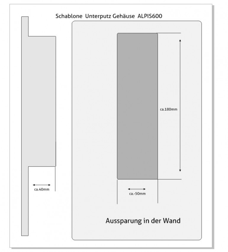 VIDEO-DOORBELL,LAN,SIP,IP,KIO TIMES,ABmessungen