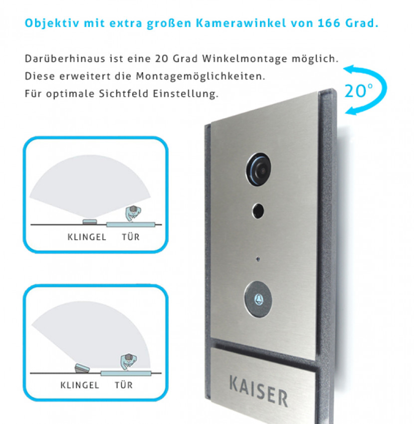 Eclipse, Winkel, DOORBELL, Edelstahl,Wlan, VIDEO, Sprechanlage, Smart,Klingel,fritzbox,gegensprechnalage,TEST, sehr gut,2020, BEwertung