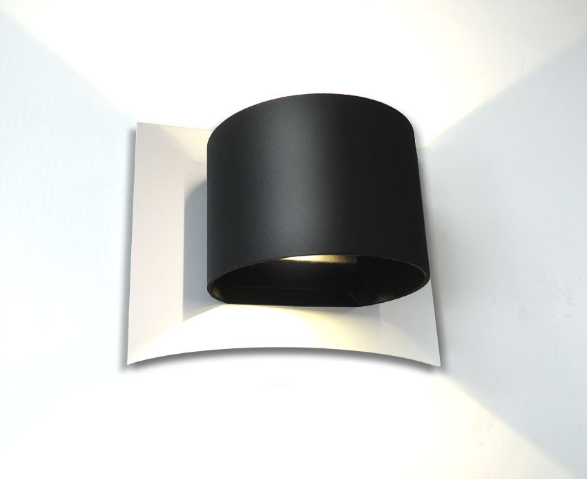 Anthrazit, Rund, LED, Wandleuchte,UP DOWN, LEUCHTE, LAMPE, kio-times,up & down